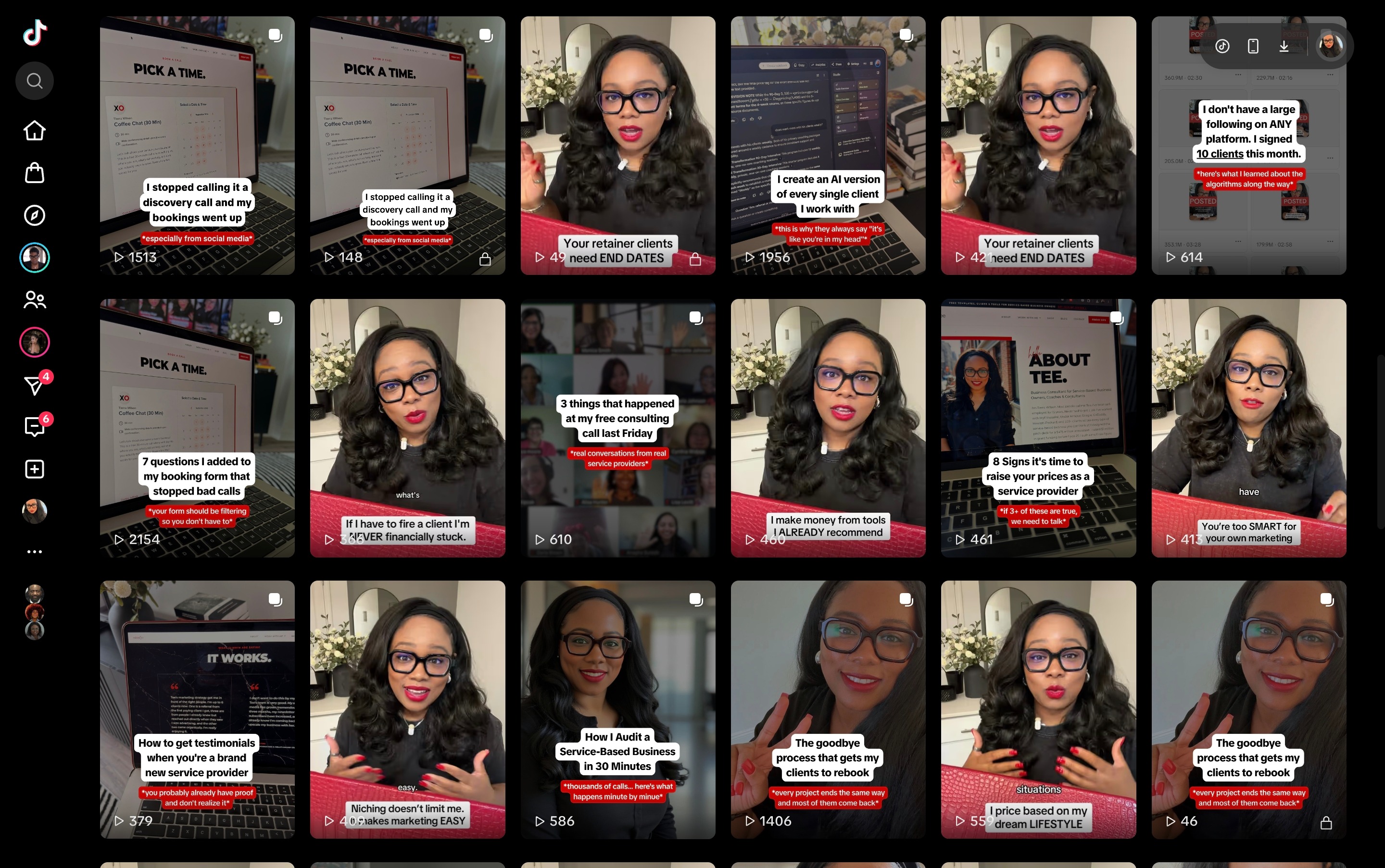 Short-form video on TikTok, Instagram Reels, and YouTube Shorts is where the attention is right now — and 80% of B2B marketers aren't using TikTok, which means very little competition for consultants who show up.